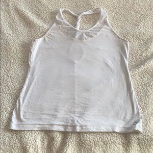 White work out tank